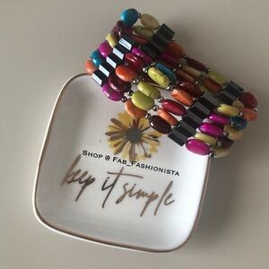 Multistrand colorful Magnetic Bracelet